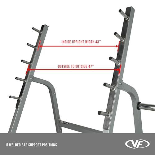 Valor Fitness Bench Press Squat Rack Combo Half Power Cage A852780
