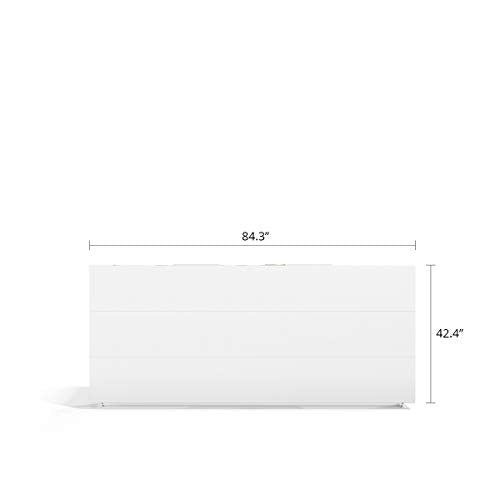 Twin/Twin XL Murphy Wall Bed Light Wood B67970