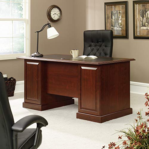 Sauder Heritage Hill Executive Desk, Classic Cherry H2218