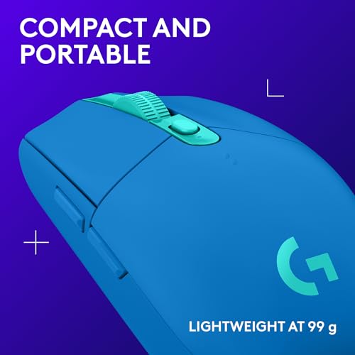 Logitech G305 LIGHTSPEED Wireless Gaming Mouse, Hero 12K Sensor, Black O4133