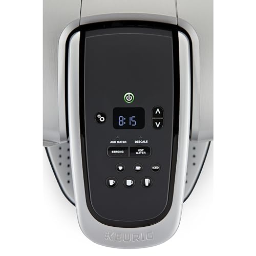Keurig K-Elite Single Serve K-Cup Pod Coffee Maker, Brushed Silver P23556