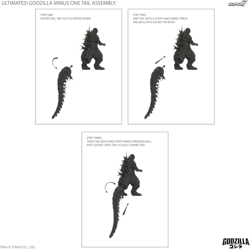 Toho Godzilla Minus One Grayscale Vinyl Figure 5" Amazon Exclusive R420