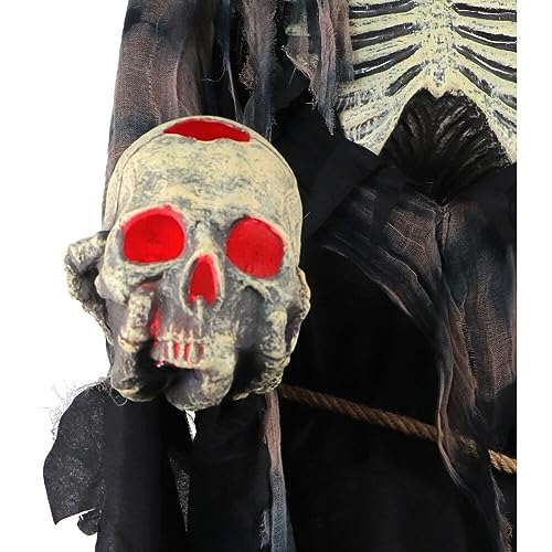 Haunted Hill Farm Motion-Activated 7.5-Ft. Smoldering Ghoul Animatronic Halloween Decoration N1475