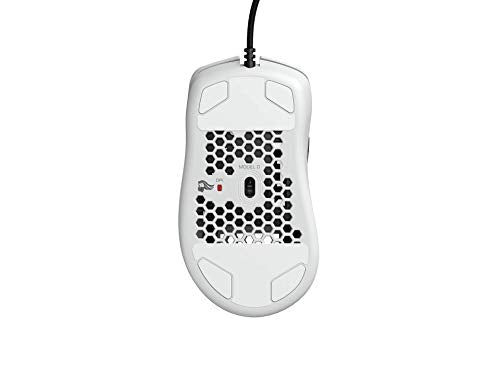 Glorious Model D Wired Gaming Mouse - 68g Honeycomb RGB Ergonomic, Matte White M160012