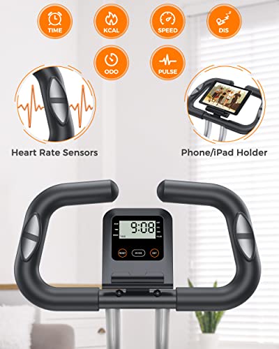 YOSUDA Folding Exercise Bike - Stationary Bike for Home Gym Z504