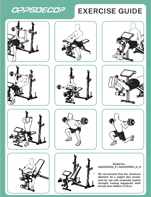 Professional Olympic Weight Bench Set with Squat Rack and Leg Extension S677