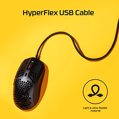 HyperX Pulsefire Haste Wireless Gaming Mouse, 61g, 100 Hour Battery, Black C679180