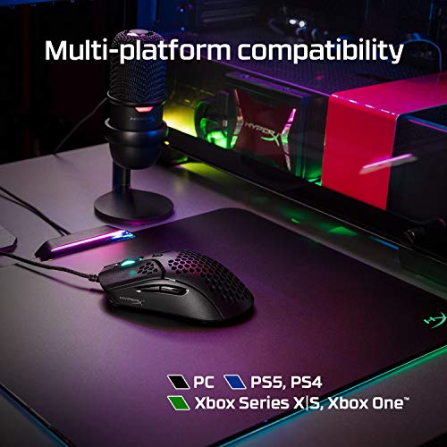 HyperX Pulsefire Haste Wireless Gaming Mouse, 61g, 100 Hour Battery, Black C679180