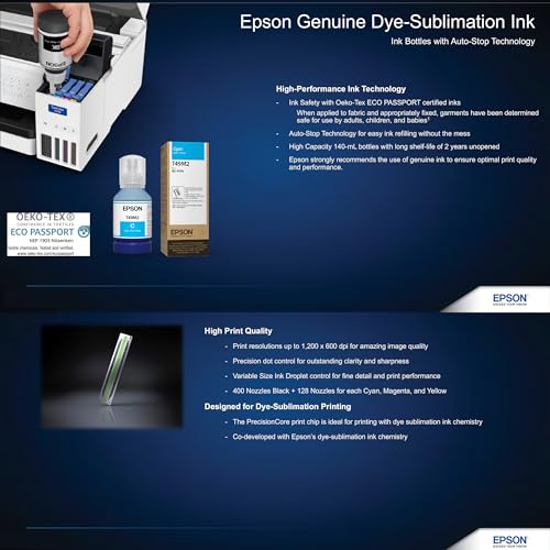 Epson SureColor F170 Dye-Sublimation Printer with Ink and Starter Kit V860