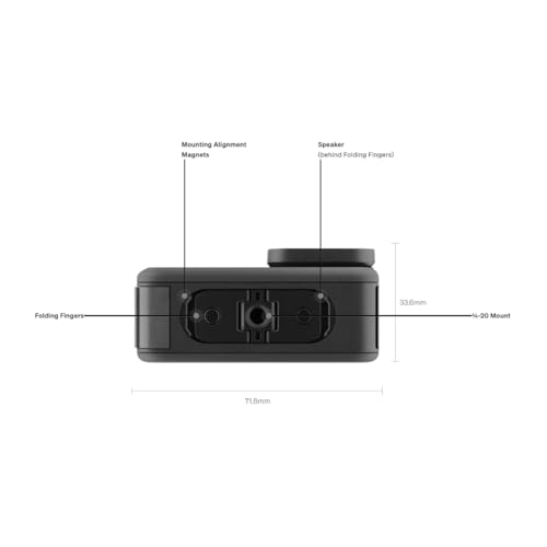 GoPro HERO13 Black Accessory Bundle with Handler, Batteries, Mounts, and Case M27766