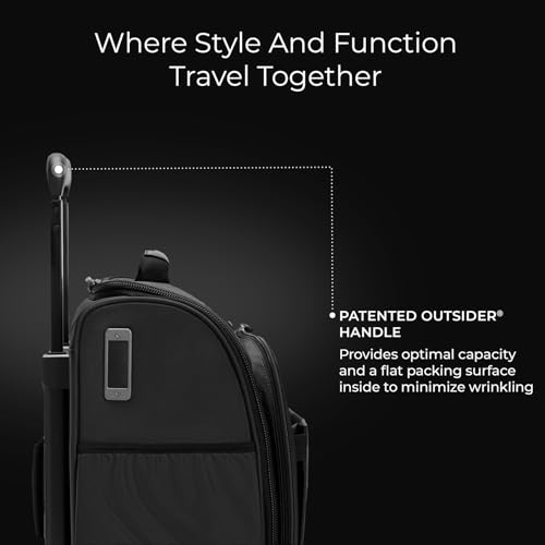 Briggs & Riley 22" Carry On Expandable Spinner - Softside Luggage, Black G487462