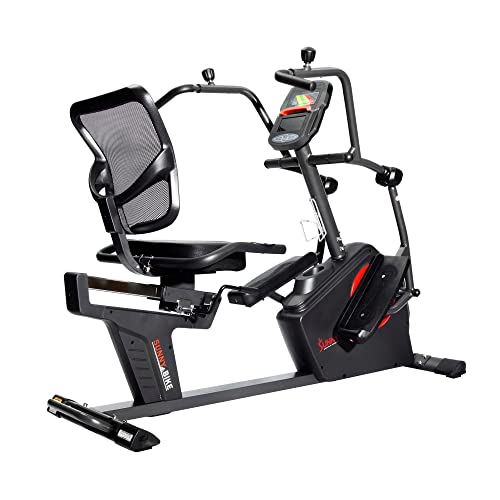Sunny Health & Fitness Elite Recumbent Cross Trainer & Elliptical Machine with Arm Exercisers M861
