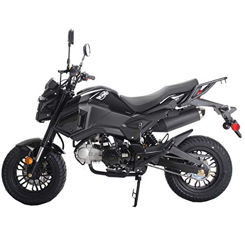 X-PRO 125cc Vader Adult Gas Motorcycle Street Bike Black S273