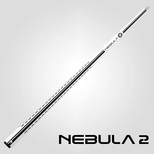 RHINO Nebula 2 Pool Cue - Carbon Fiber Shaft, Composite Butt, 12.4mm B23495