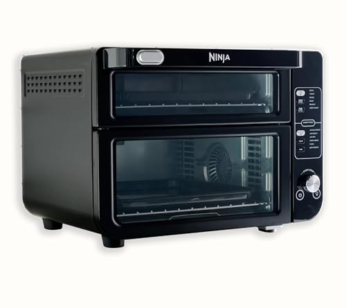 Ninja DCT401 12-in-1 Double Oven with FlexDoor, Stainless Steel (Renewed) K57579