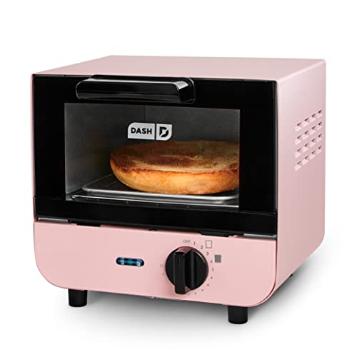 DASH Mini Toaster Oven Cooker for Bread, Bagels, Pizza, Paninis - Red B5381