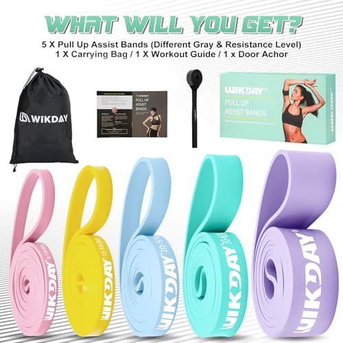 Resistance Bands Set with Door Anchor for Home Gym Workout D603
