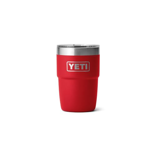 YETI Rambler 8 oz Stackable Cup, Stainless Steel, Vacuum Insulated with MagSlider Lid S120489