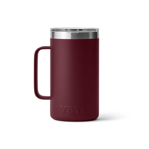 YETI Rambler 24 oz Mug, Stainless Steel, Vacuum Insulated N160