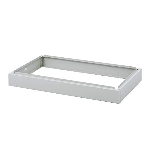 Safco Products 4969LG Facil Steel Flat File, 5 Drawer Metal Cabinet, Small (Optional Base Sold Separately), Light Gray