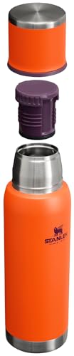 Stanley Adventure-To-Go Vacuum Bottle 25 oz Wide Mouth Insulated Stainless Steel Thermos, Blue Glow D5617