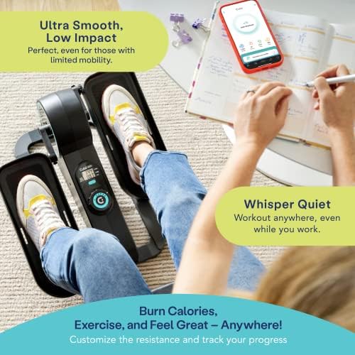 Cubii Move Under Desk Elliptical Pedal Exerciser with Adjustable Levels I40905