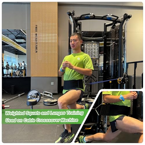 Pull Up Assistance Belt with 2 Cable Pulleys for Home Gym Strength Training I190
