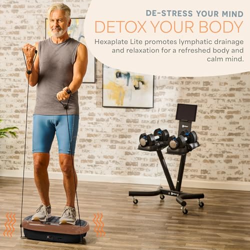 Lifepro Vibration Plate Exercise Machine with Magnetic Acupoints for Full Body Fitness P3479