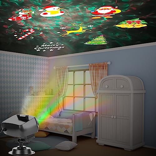 Halloween Christmas Projector Lights Outdoor with Remote, Waterproof Holiday Decor N1281