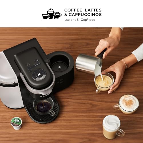 Keurig K-Cafe Single-Serve Coffee, Latte & Cappuccino Maker with Milk Frother, Dark Charcoal H6761