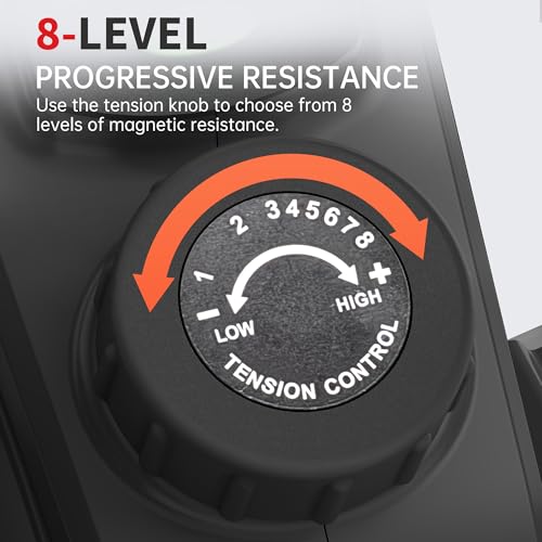 Under Desk Elliptical Machine, Electric Leg Exerciser for Seniors, 8 Resistance Levels A547