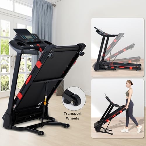 Foldable Treadmill for Home with Auto Incline and Bluetooth N9768