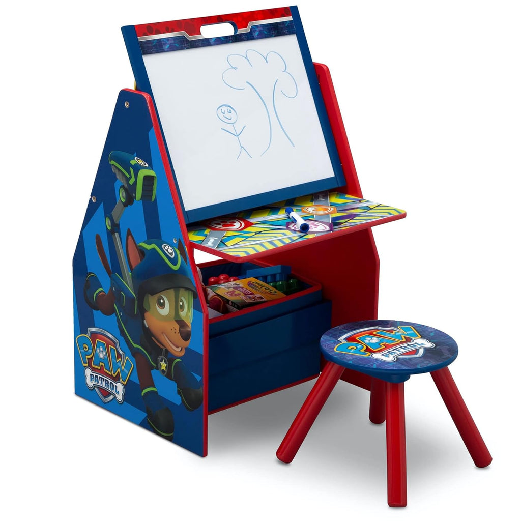 Delta Children Kids Table and Chair Set with Storage, 2 Chairs Included N44931
