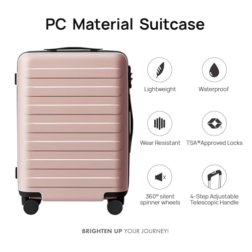 Carry-on Luggage 20 Inch Hardshell with Spinner Wheels and TSA Lock L610552