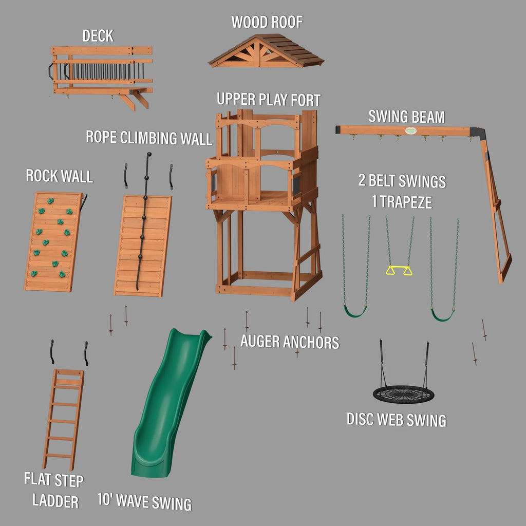 Backyard Discovery Sterling Point Swing Set B55218
