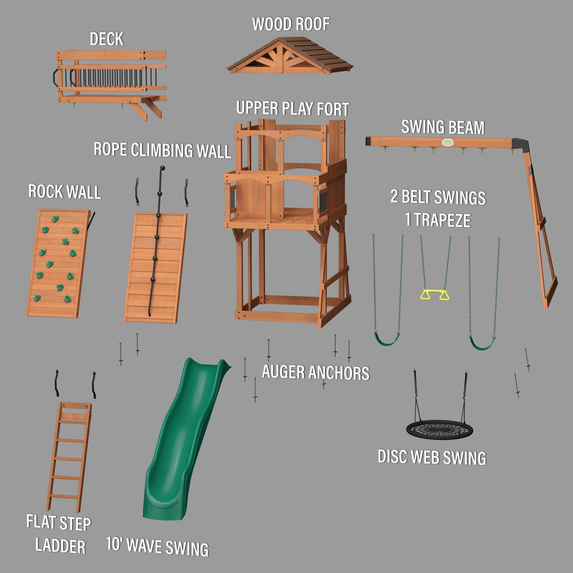 Backyard Discovery Sterling Point Swing Set B55218
