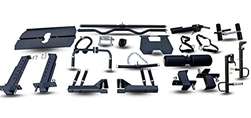 MiM USA Hercules EX Commercial All in One Gym Machine with 400 lb Weight Stack W526181