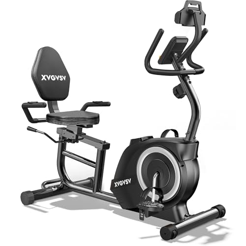 Recumbent Exercise Bike for Home, Quiet Stationary Bike for Adults & Seniors, 400LB Capacity X156547