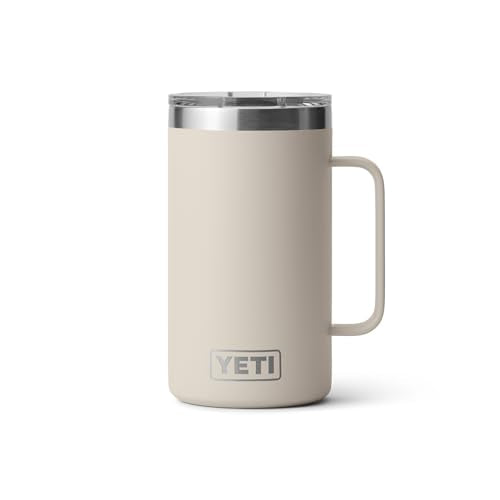YETI Rambler 24 oz Mug, Stainless Steel, Vacuum Insulated N160