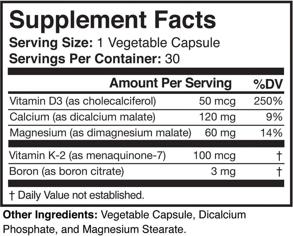 Calciven Natural Bone Support Supplement Non-GMO Gluten-Free O486735