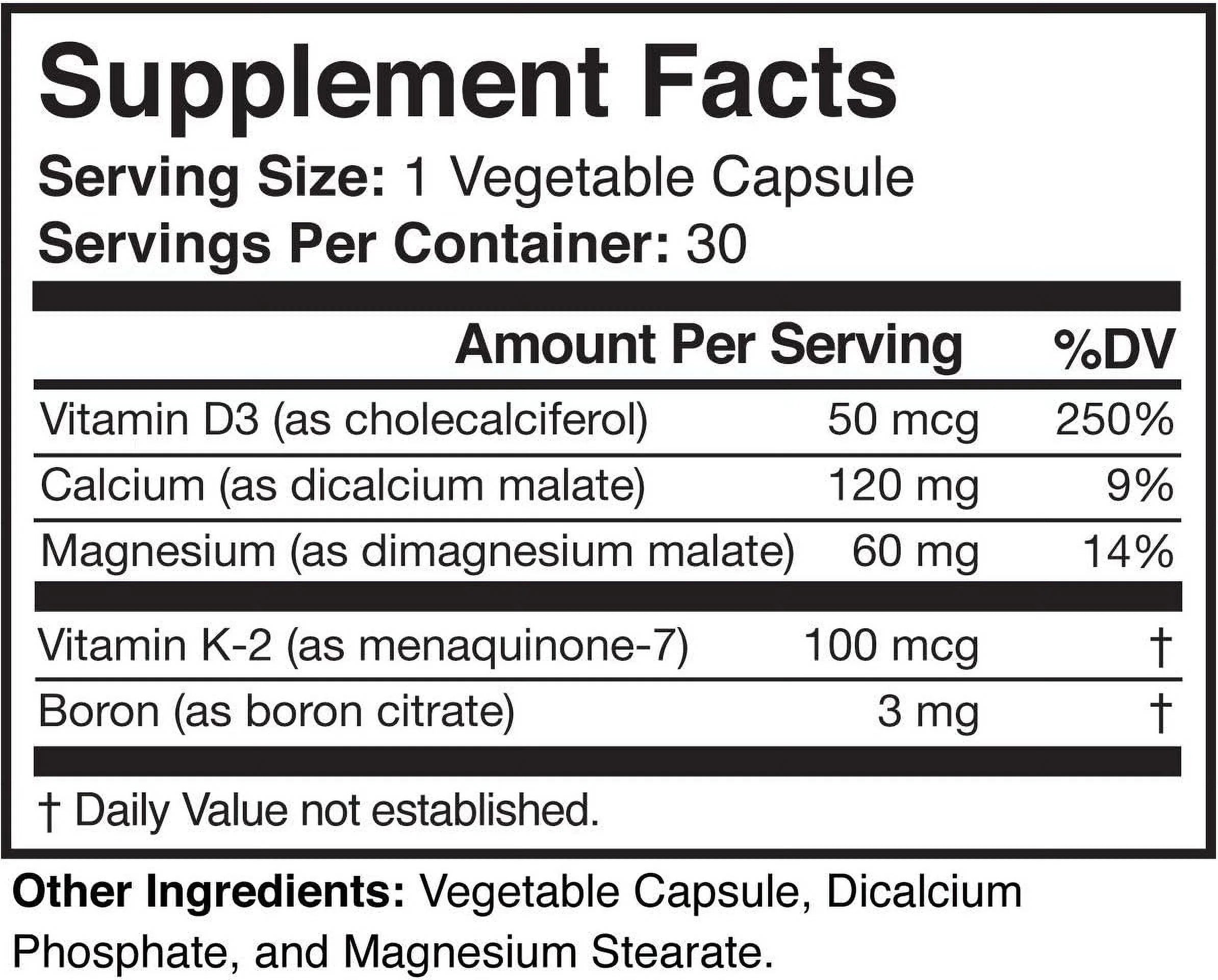 Calciven Natural Bone Support Supplement Non-GMO Gluten-Free O486735