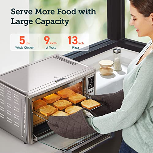 COSORI 11-in-1 Air Fryer Oven, 13Qt with Rotisserie, Recipe Book & 6 Accessories G17087