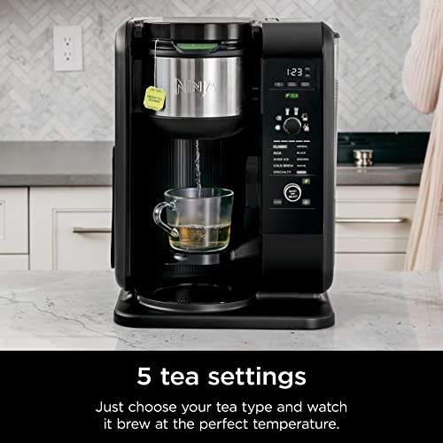 Ninja Hot and Cold Brewed System, Tea & Coffee Maker, 50 oz Thermal Carafe, Black B9176