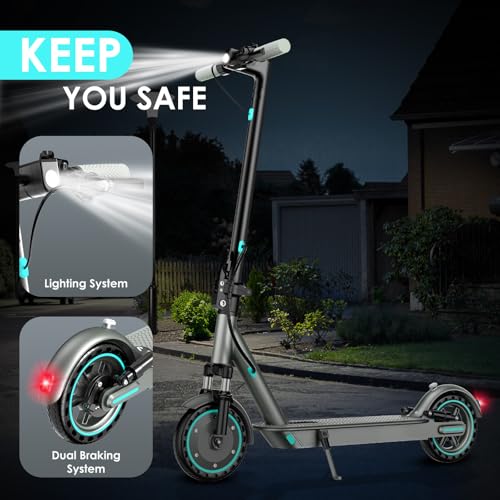 Electric Scooter for Adults, 19Mph, 15/21 Miles Range, Foldable with App Control O825633