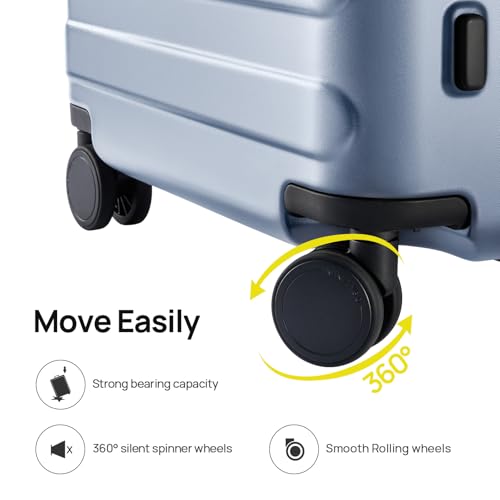 Carry-on Luggage 20 Inch Hardshell with Spinner Wheels and TSA Lock L610552