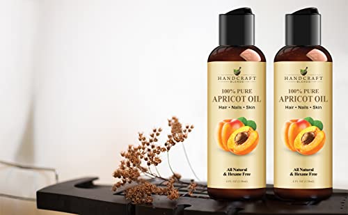Handcraft Blends Organic Castor Oil 4 Fl Oz for Hair, Eyelashes and Eyebrows H495707