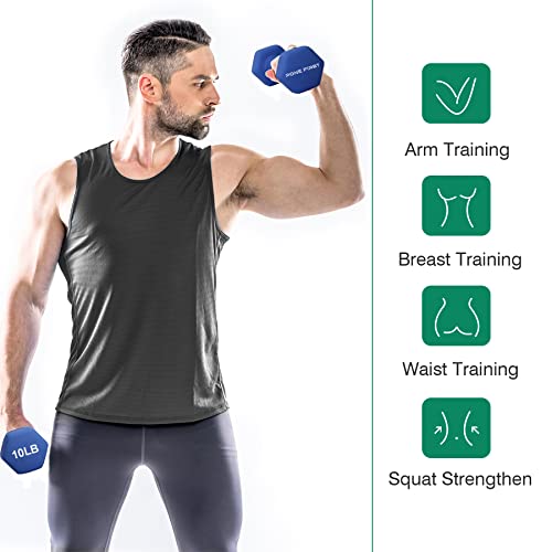 Neoprene Dumbbell Hand Weight Pairs for Home Gym Exercise N796