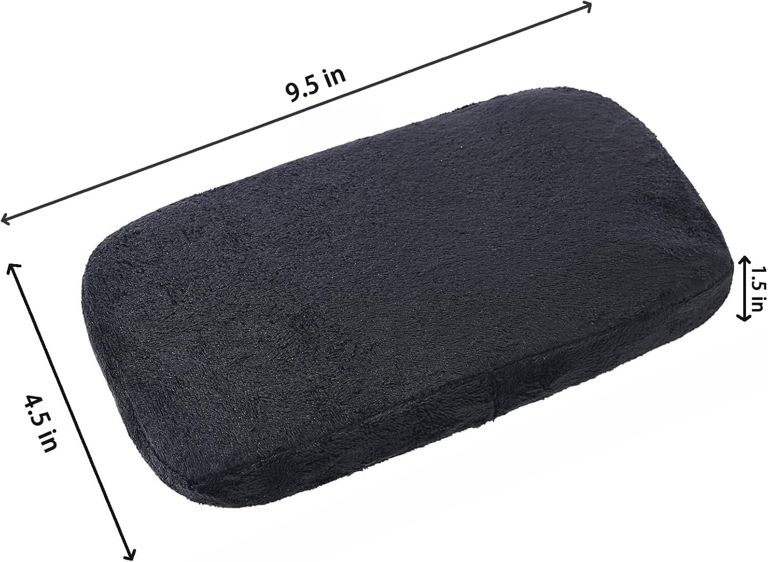 Armrest Elbow Pads for Chair, Ergonomic Memory Foam Cushion (2-PK-Black) W9817