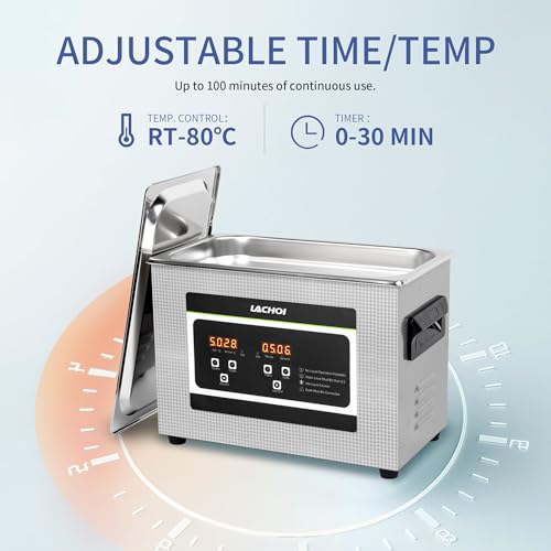 Ultrasonic Cleaner 800ml 40kHz with Timer for Jewelry Watch Ring J481292