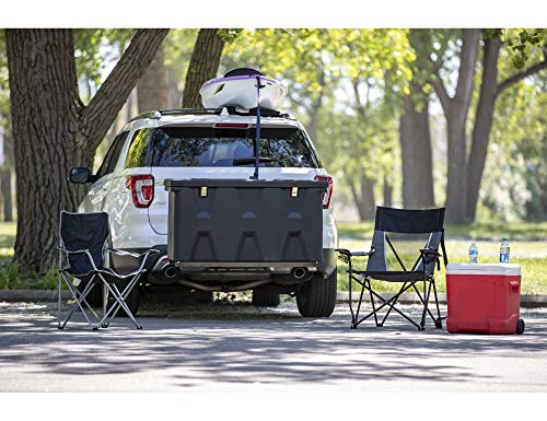 Buyers Products 1707020 Large Poly Hitch Mounted Cargo Carrier Utility Storage Box, Black D635736